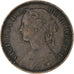Reino Unido, Victoria, Farthing, 1860, London, Bronze, EF(40-45), KM:747