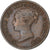 Reino Unido, Victoria, 1/2 Farthing, 1843, London, Cobre, AU(50-53), KM:738