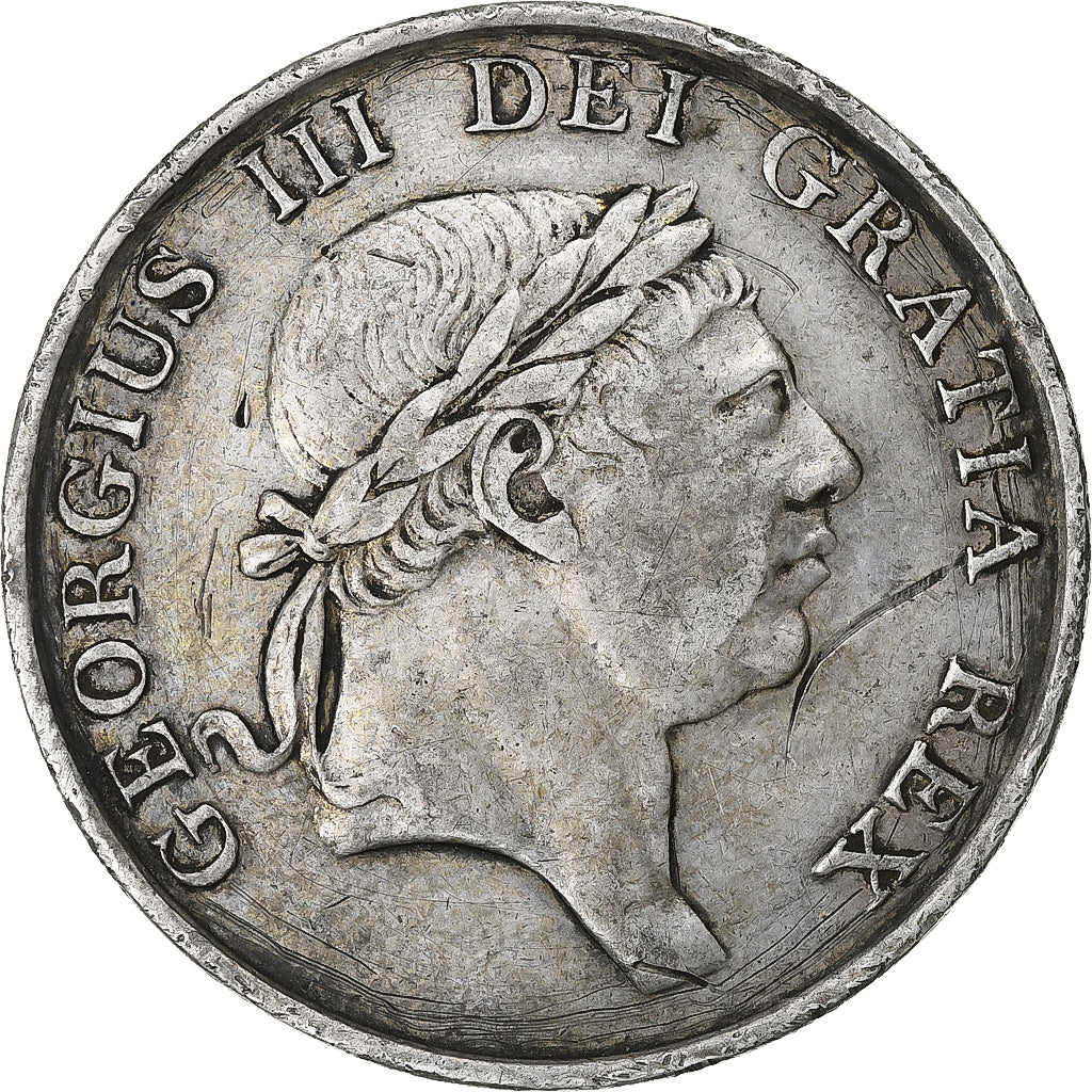 United Kingdom, 3 Shilling, 1813, Silber, SS