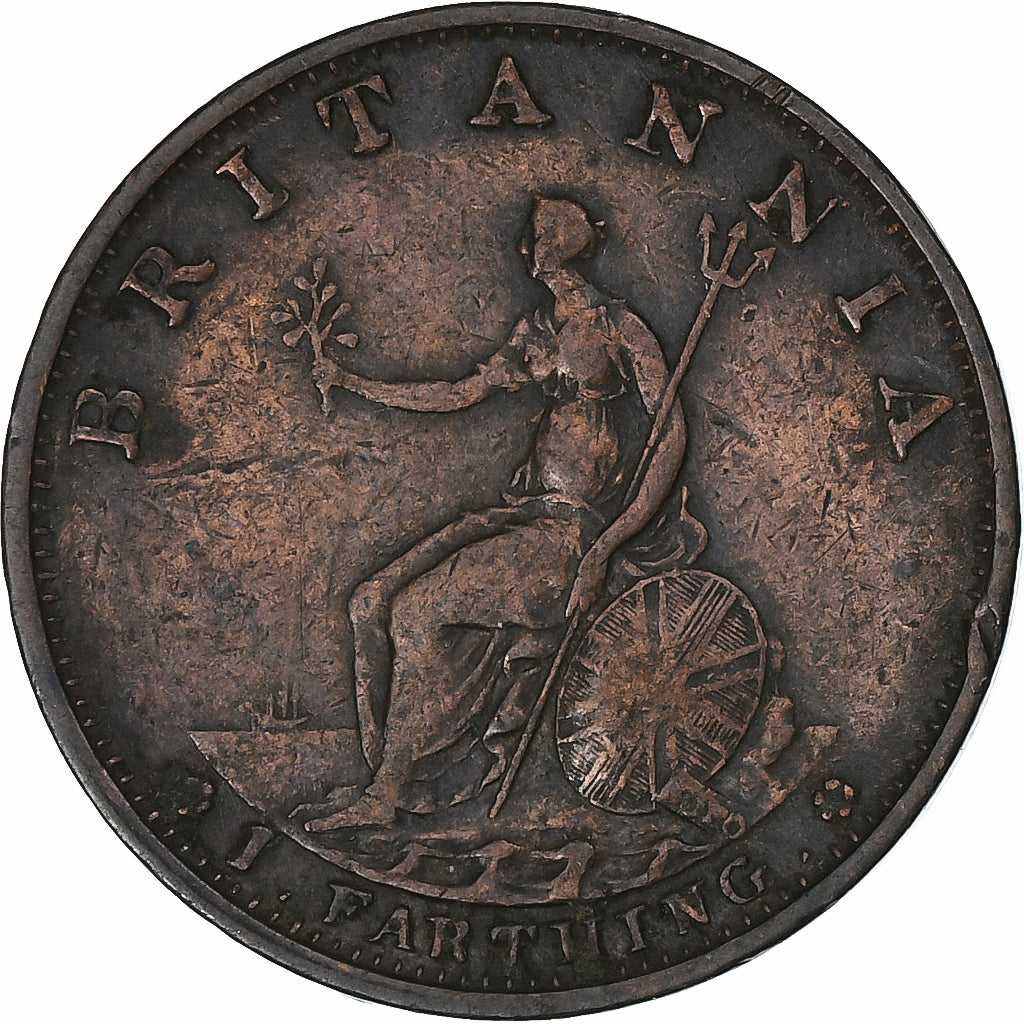 Great Britain, George III, Farthing, 1799, Soho Mint, Copper, VF(30-35), KM:646