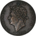 Great Britain, George IV, 1/2 Penny, 1827, London, Copper, AU(50-53), KM:692
