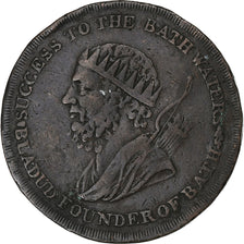 United Kingdom, Halfpenny Token, Somerset - Bath, 1795, Copper, EF(40-45)