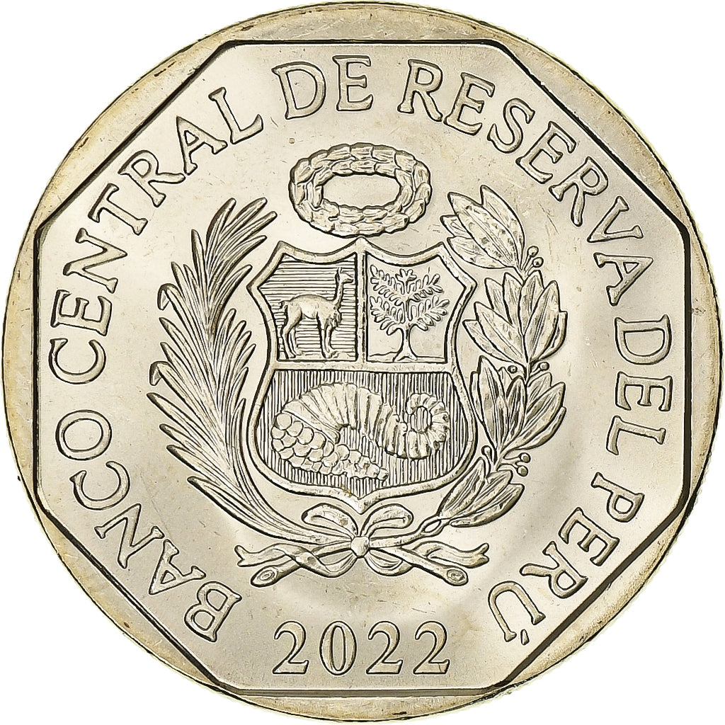 Perù, Sol, José Faustino Sánchez Carrión, 2022, Lima, Nickel brass, SPL