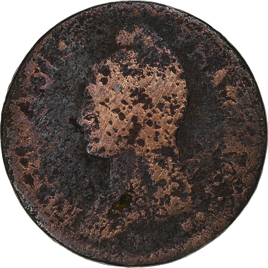 França, Decime, Dupré, AN 8, Metz, Cobre, VG(8-10), Gadoury:187a