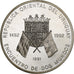 Uruguay, 50000 Nuevos Pesos, Ibero-American Series, 1991, Silver, MS(65-70)
