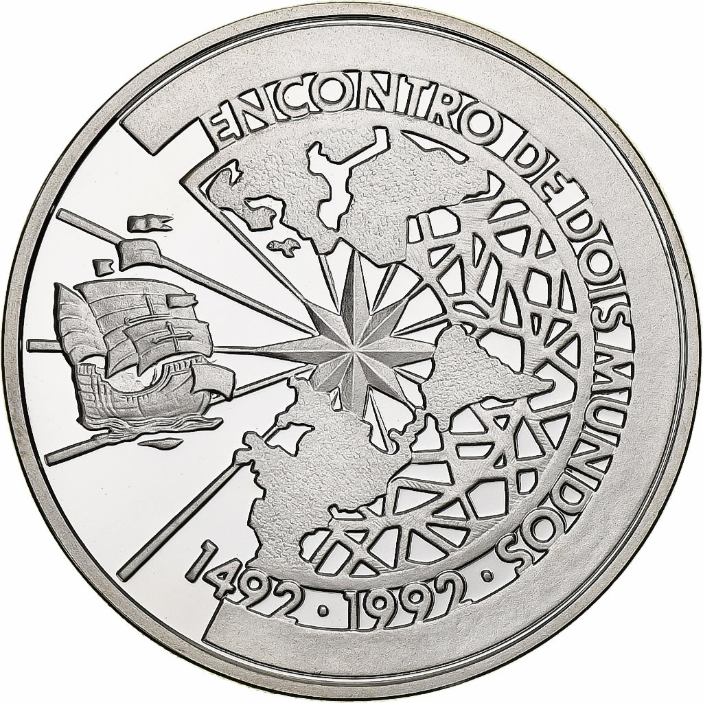 Brazil, 500 Cruzeiros, Ibero-American Series, 1991, Rio de Janeiro, Silver