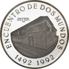 Colombia, 10000 Pesos, Ibero-American Series, 1991, Silver, MS(65-70), KM:284