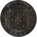 Portugal, Maria II, 10 Reis, 1835, Lisbon, Copper, EF(40-45), KM:481