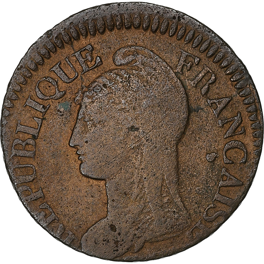 Frankreich, Directoire, 5 Centimes, Dupré, AN 5, Paris, Kupfer, S, Gadoury:126