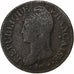Francia, Directoire, 5 Centimes, Dupré, AN 5, Strasbourg, Rame, MB, Gadoury:126