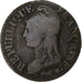 Frankreich, 5 Centimes, Dupré, AN 7/5, Paris, Kupfer, S+, Gadoury:126