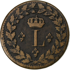 Frankreich, Louis XVIII, Decime, 1815, Strasbourg, Bronze, S+, Gadoury:196