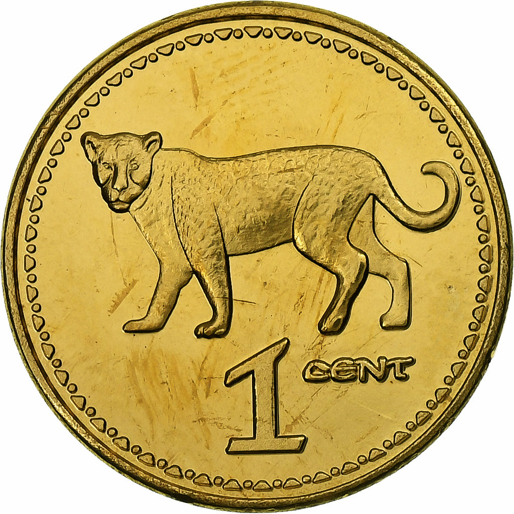 Rhodesia, Cent, Leopard, 2018, Brass, MS(63)