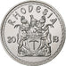 Rhodesia, 10 Cents, Rhinocéros, 2018, Acciaio placcato nichel, SPL