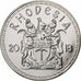 Rhodesia, 25 Cents, Buffalo, 2018, Nickel plated steel, MS(63)