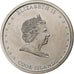 Cook Islands, Elizabeth II, 20 Cents, 2010, Karlsfeld, Nickel plated steel