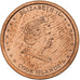 Ilhas Cook, Elizabeth II, 5 Cents, 2010, Karlsfeld, Aço Cromado a Cobre