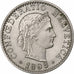 Switzerland, 20 Rappen, Libertas, 1898, Bern, Nickel, AU(55-58), KM:29