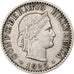 Suiza, 20 Rappen, Libertas, 1925, Bern, Níquel, MBC+, KM:29