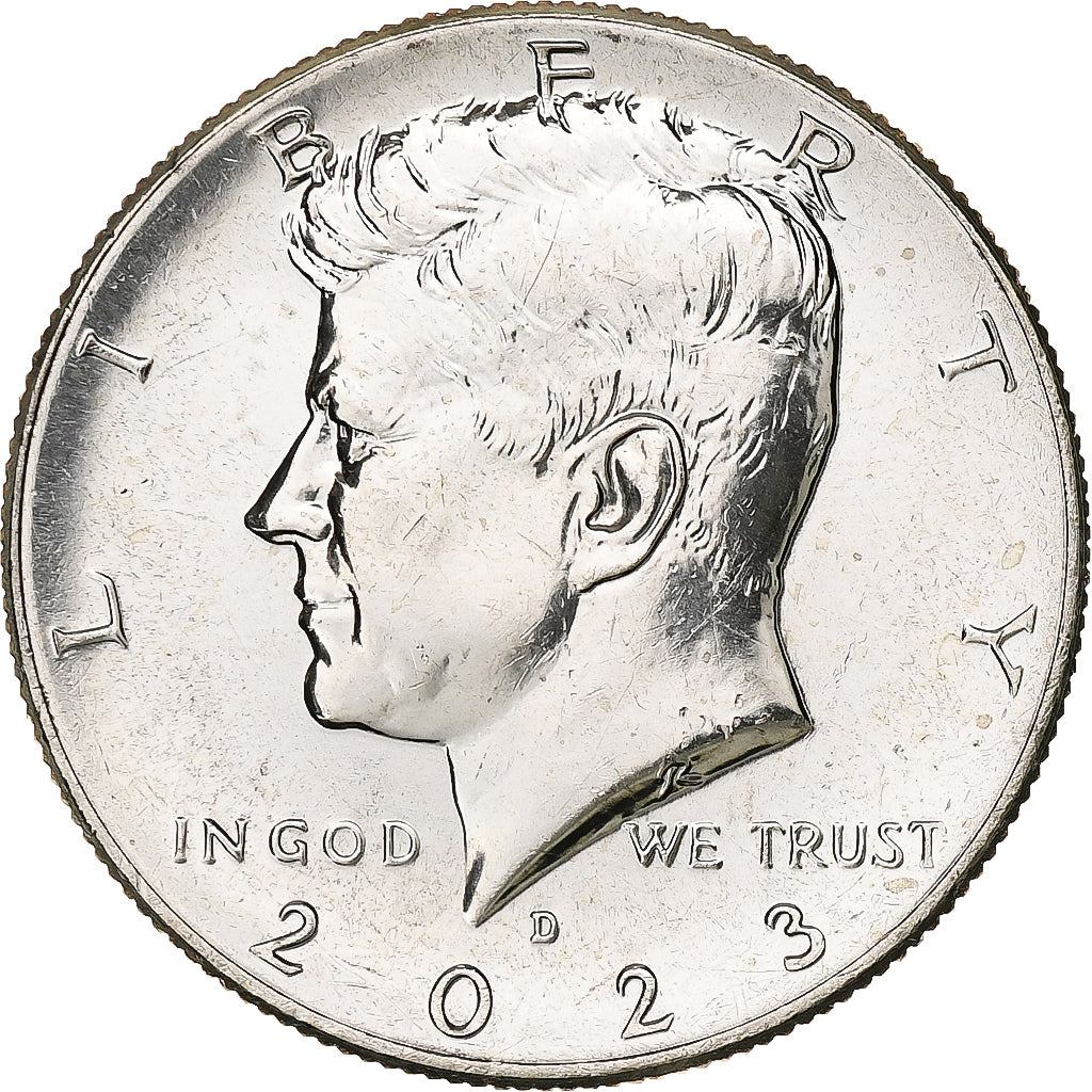 Estados Unidos da América, Half Dollar, Kennedy, 2023, Denver, Cobre Revestido