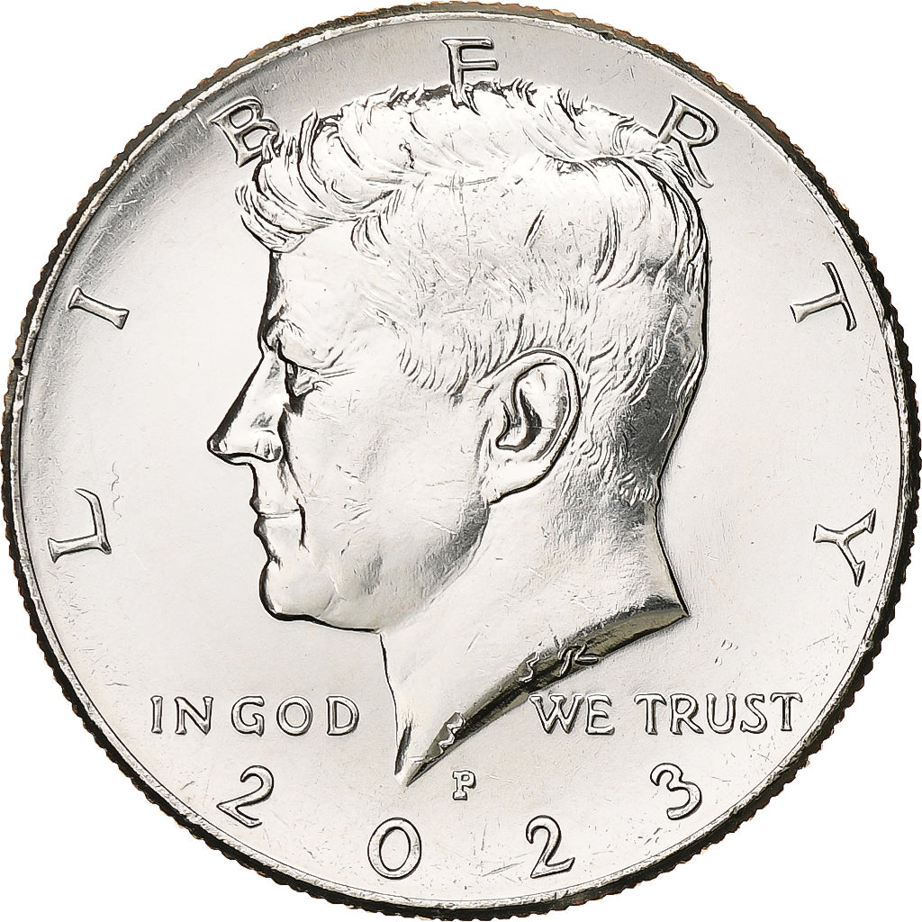 United States, Half Dollar, Kennedy, 2023, Philadelphia, Copper-Nickel Clad