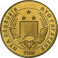 Moldávia, Gagauzia, 50 Para, Wolf, 2018, Latão, MS(63)