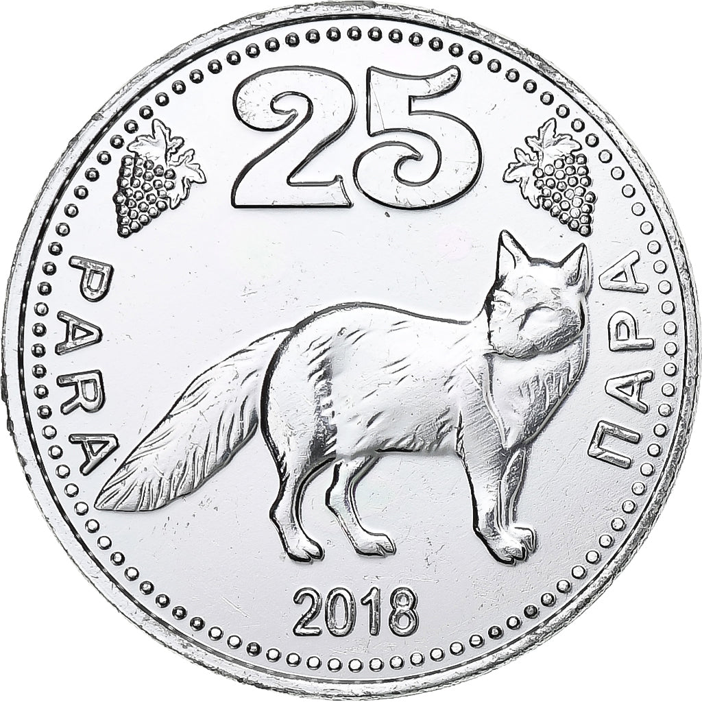 Mołdawia, Gagauzia, 25 Para, Fox, 2018, Aluminium, MS(63)