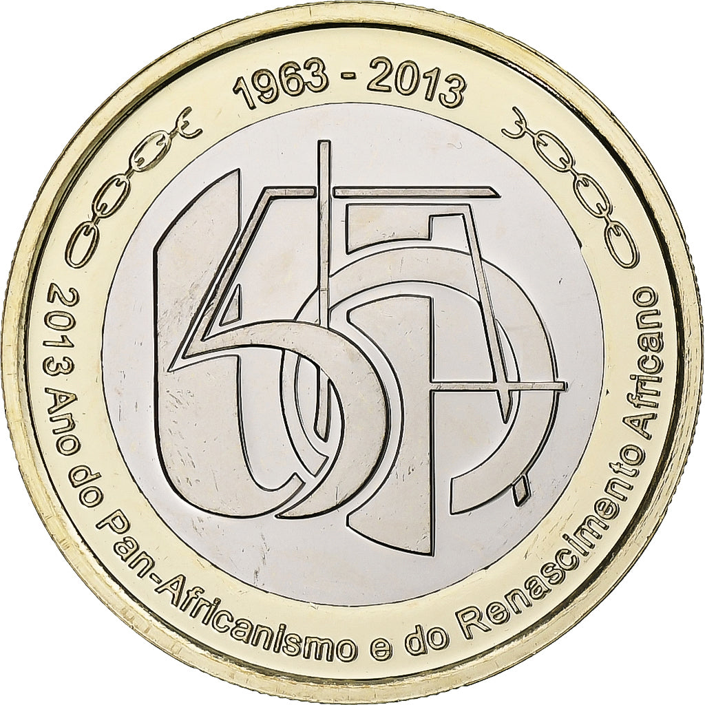 Capo Verde, 250 Escudos, OUA - Anniversary, 2013, Bi-metallico, SPL, KM:56