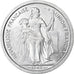 New Caledonia, 2 Francs, 1949, Paris, Aluminum, MS(65-70), KM:3