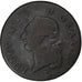 Frankreich, Louis XVI, Sol, 1784, Nantes, Kupfer, S, Gadoury:350