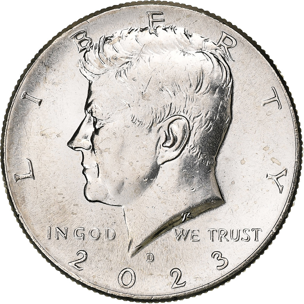 Estados Unidos, Half Dollar, Kennedy, 2023, Denver, Cobre - níquel, SC