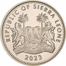 Sierra Leone, Dollar, Rhinocéros, 2023, Pobjoy Mint, Virenium, MS(63)