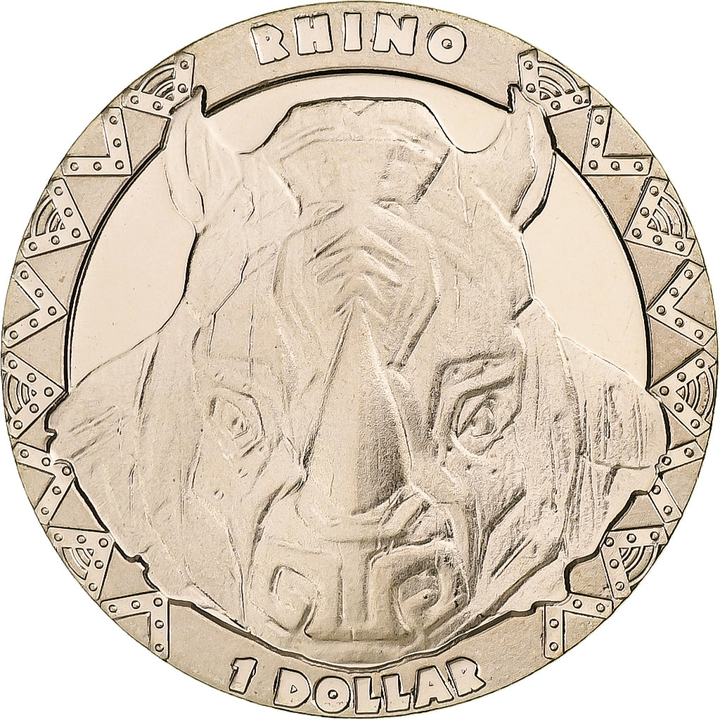 Sierra Leone, Dollar, Rhinocéros, 2023, Pobjoy Mint, Virenium, SPL