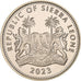 Sierra Leone, Dollar, Rhinoceros, 2023, Pobjoy Mint, Virenium, MS(63)