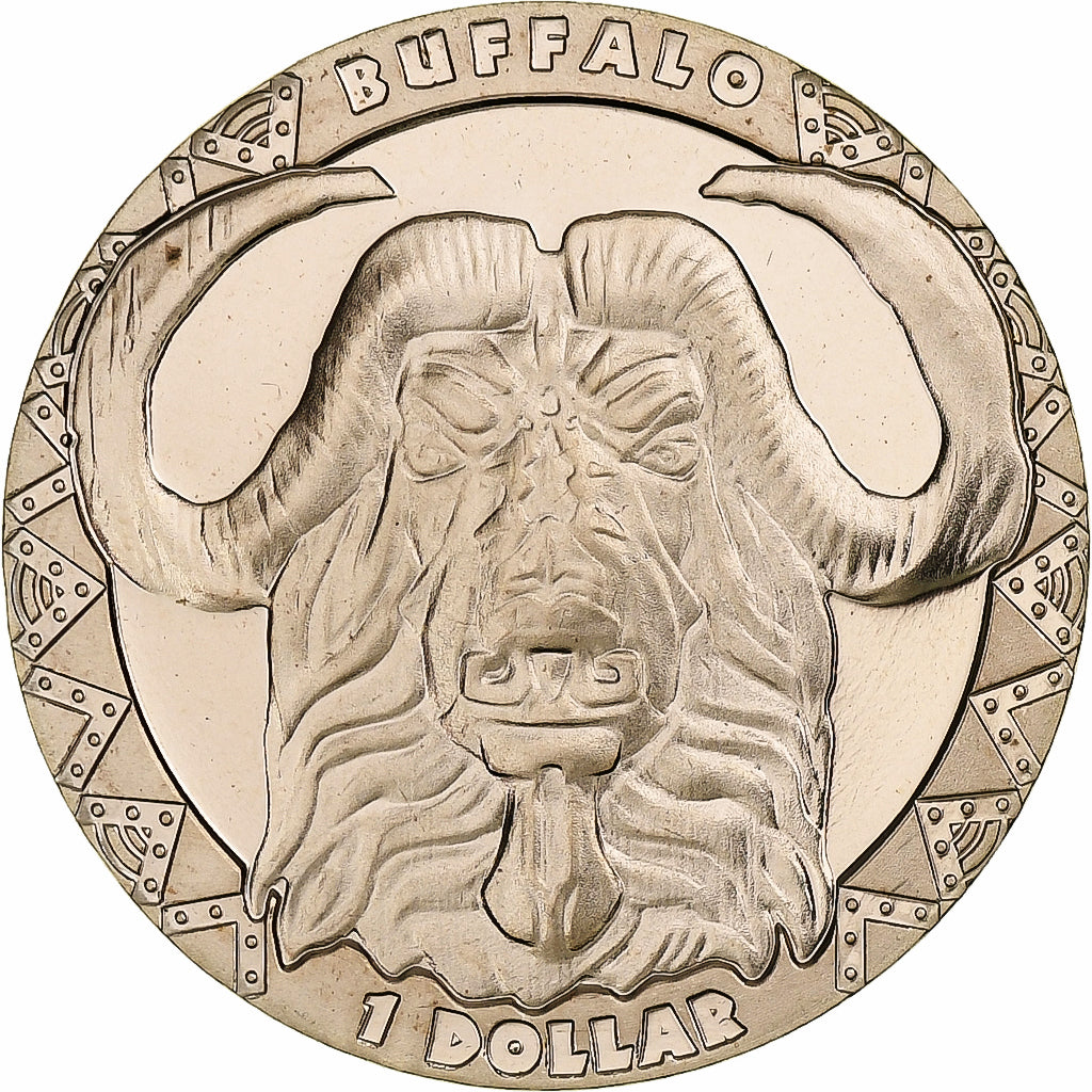 Sierra Leone, Dollar, Buffle, 2023, Pobjoy Mint, Virenium, UNC-