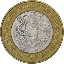 Mexico, 20 Pesos, Xiuhtecuhtli, 2000, Mexico, Bi-Metallic, AU(50-53), KM:637