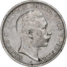 Kingdom of Prussia, Wilhelm II, 2 Mark, 1906, Berlin, Silver, VF(30-35), KM:522