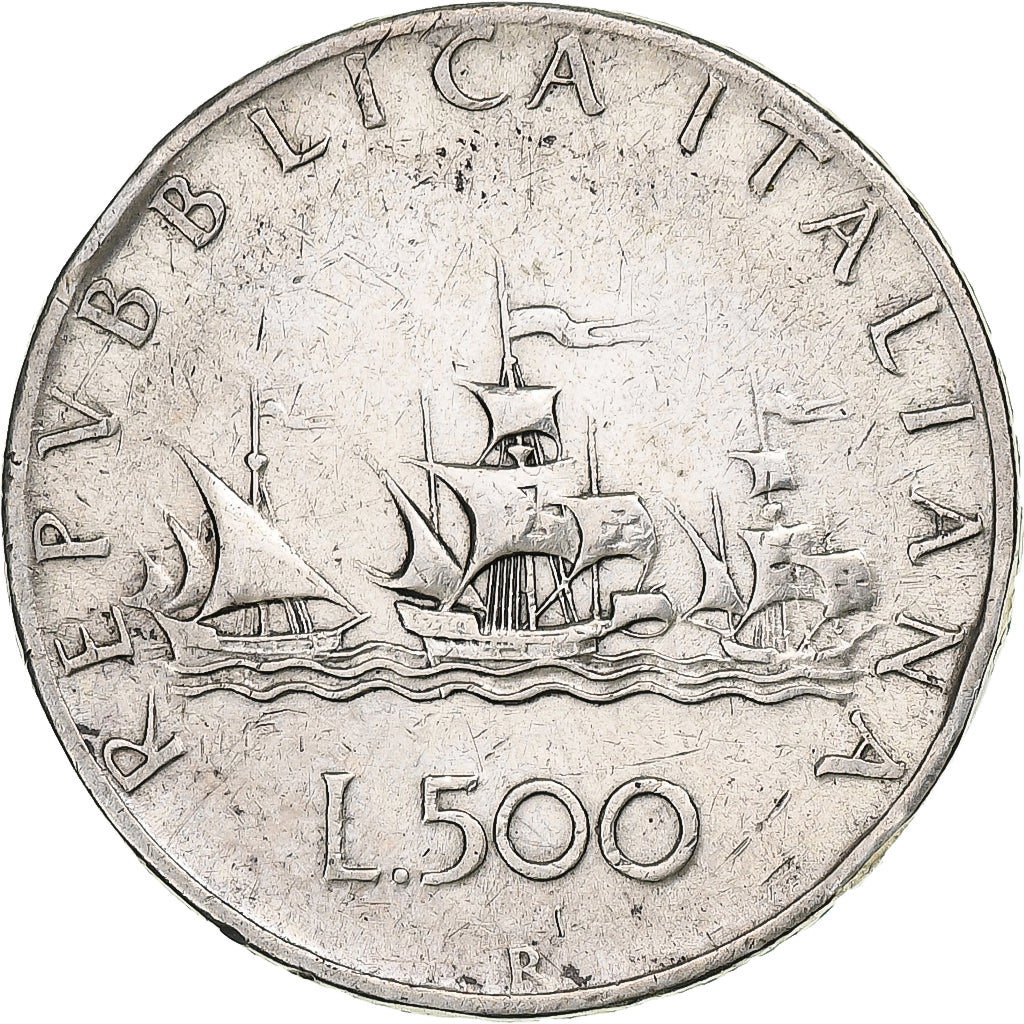 Italy, 500 Lire, 1961, Rome, Silver, VF(30-35), KM:98