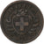 Suisse, 2 Rappen, 1850, Paris, Bronze, TTB, KM:4