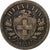 Suisse, 2 Rappen, 1851, Paris, Bronze, TB+, KM:4