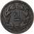 Suisse, 2 Rappen, 1851, Paris, Bronze, TB+, KM:4