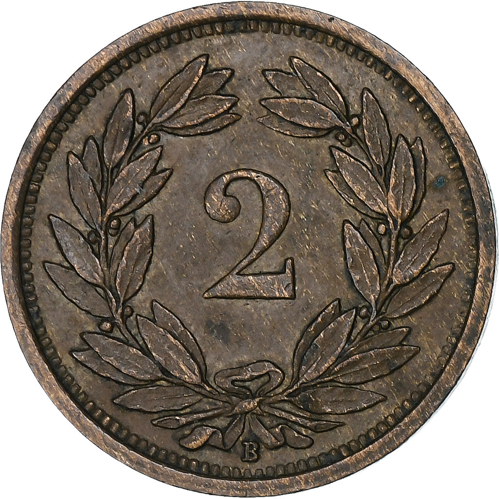 Switzerland, 2 Rappen, 1930, Bern, Bronze, AU(50-53), KM:4