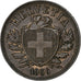 Schweiz, 2 Rappen, 1936, Bern, Bronze, SS+, KM:4.2a