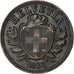 Switzerland, 2 Rappen, 1938, Bern, Bronze, EF(40-45), KM:4.2a