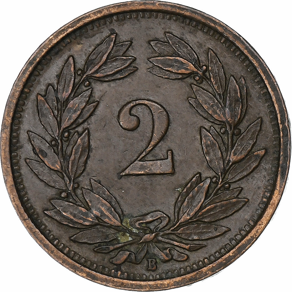 Switzerland, 2 Rappen, 1938, Bern, Bronze, EF(40-45), KM:4.2a