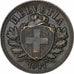 Svizzera, 2 Rappen, 1941, Bern, Bronzo, BB+, KM:4.2a