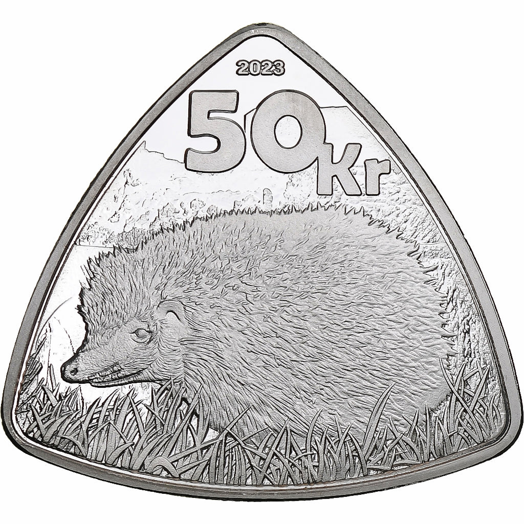 Denmark, 50 Kroner, Bornholm, 2023, Proof, Silver plated copper-nickel