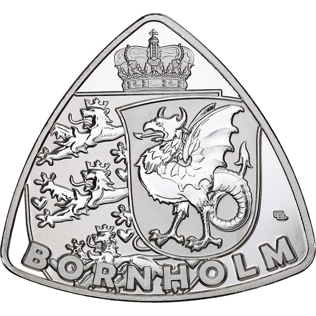 Danemark, 50 Kroner, Bornholm, 2023, BE, Silver plated copper-nickel, FDC