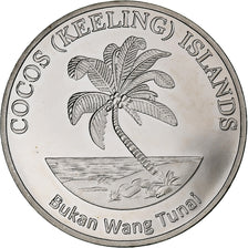 COCOS (KEELING) ISLANDS, 100 Rupees, Shark, 2023, Copper-nickel, MS(63)