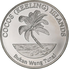 COCOS (KEELING) ISLANDS, 100 Rupees, Shark, 2023, Copper-nickel, MS(63)
